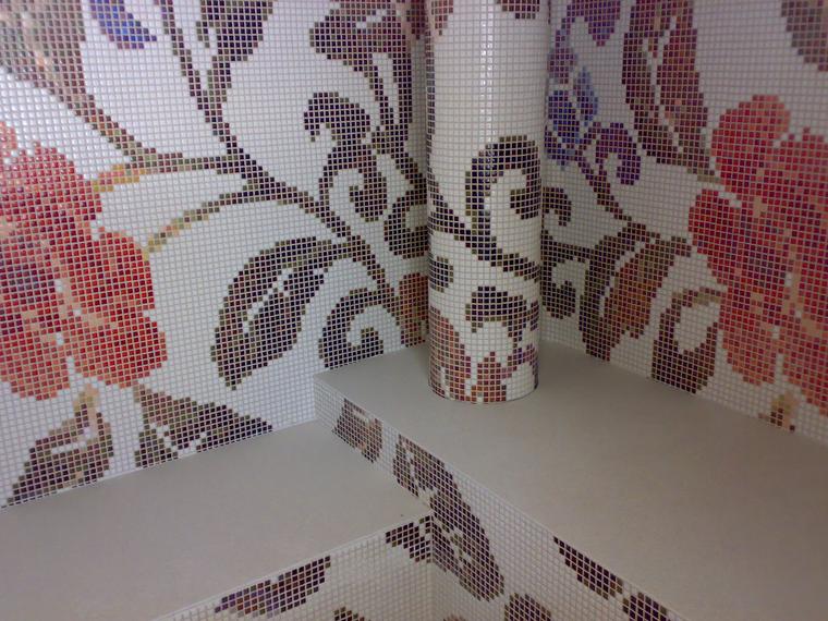 Floral mosaic tile artwork Sydney